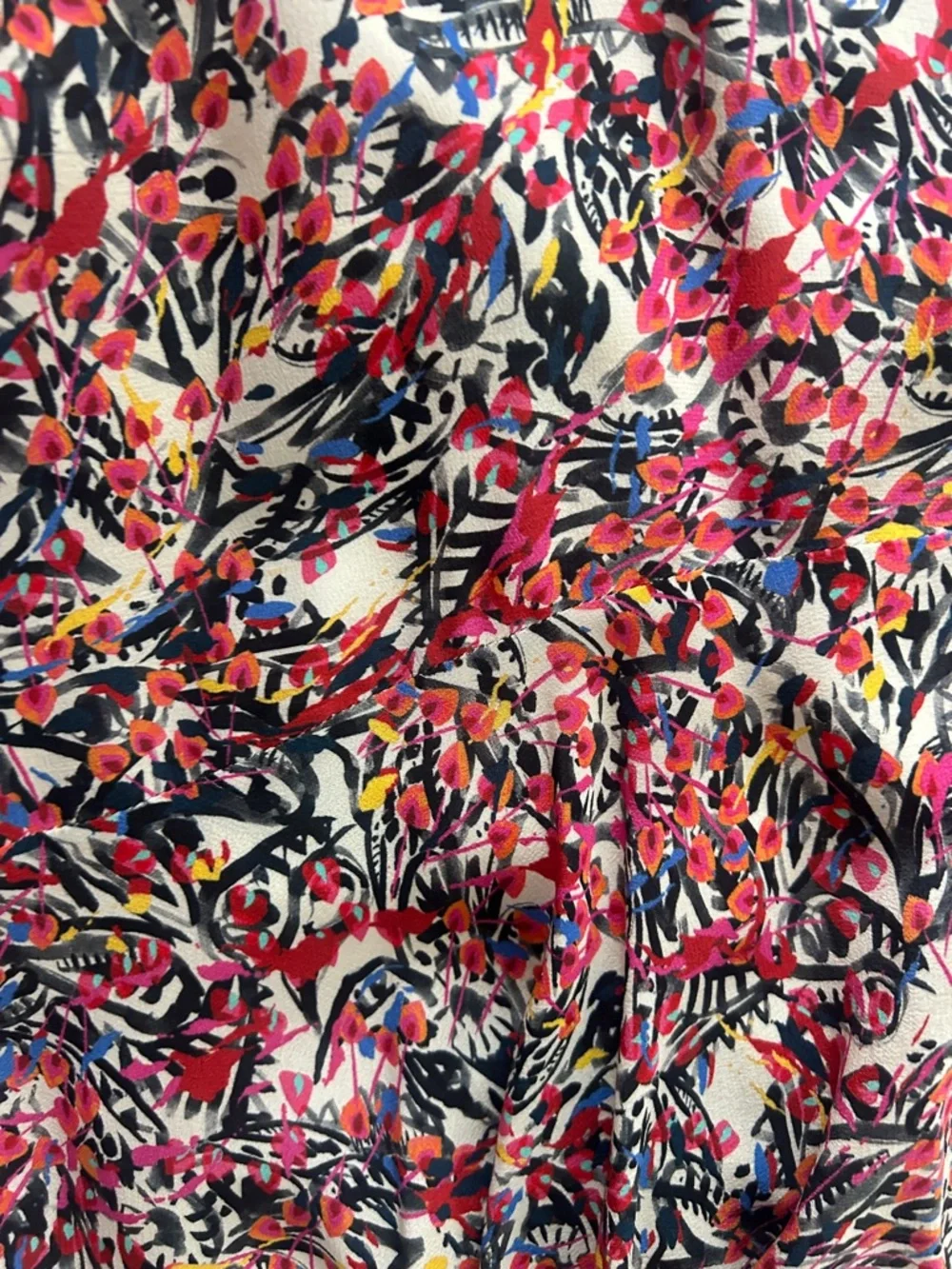 SALONI Pink Multi-Print Circle Skirt - Picture 3 of 3